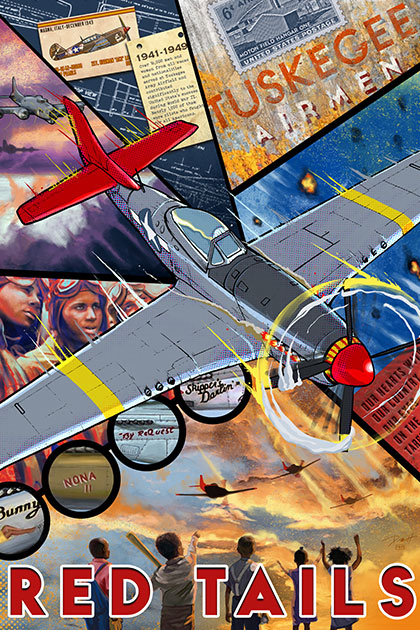 Tuskegee Airmen WWII Red Tails